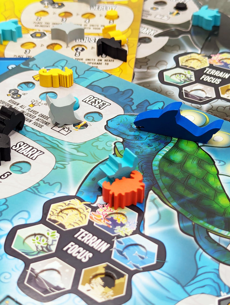 Kingdoms of The Deep by Weird Giraffe Games, Strategy Board Game, for 1 to 6 Players and Ages 10+