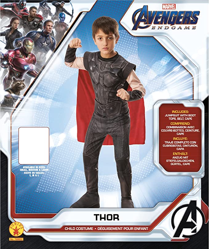 Thor Child Costume Avengers 4 4 MAD Fancy Dress