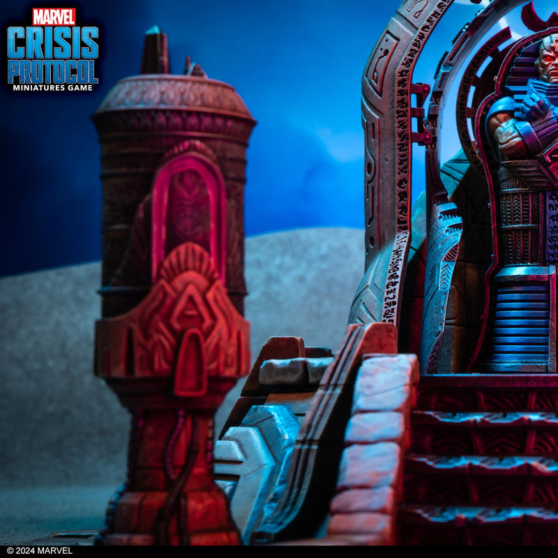 Marvel: Crisis Protocol Rejuvenation Chamber Terrain & Ultimate Encounter Pack - Apocalypse-Themed Set! Tabletop Superhero Game, Ages 14+, 2 Players, 90 Min Playtime