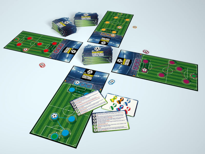 Big Sky Games | The talkSport Ultimate Football Trivia Game | Party Game | Ages 12+ | 2-4 Players | 45 Minutes Playing Time