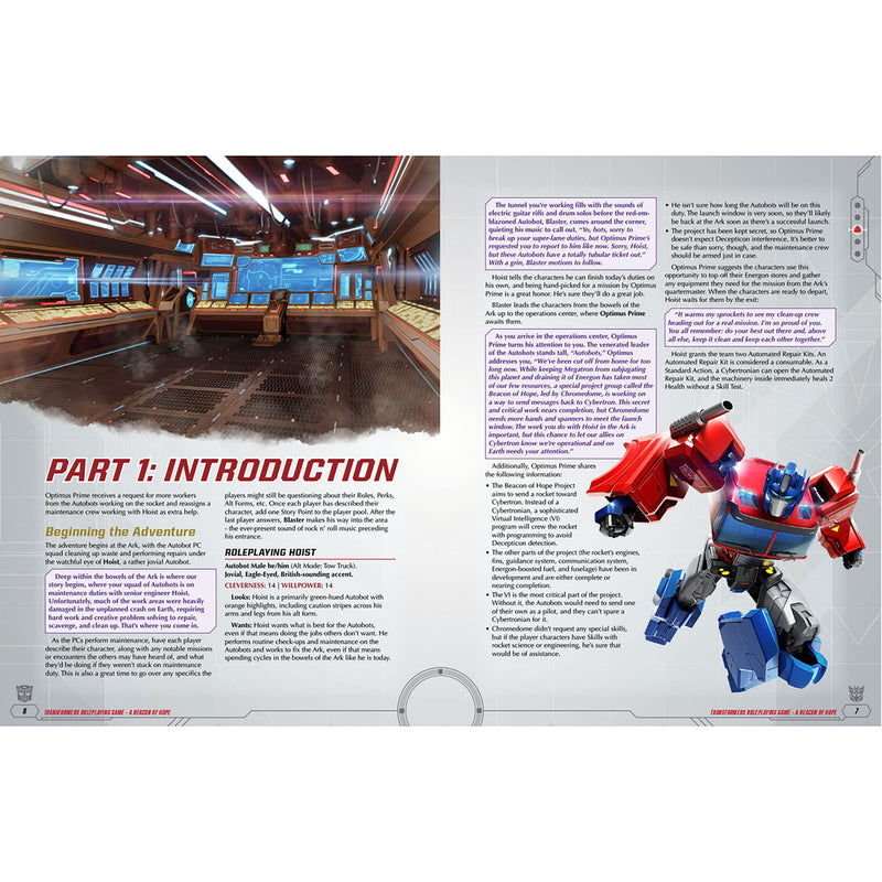 Transformers Roleplaying Game: Beacon Of Hope Adventure & GM Screen - Expansion Adventure For 1st - 2nd Level Players, Includes 36 Page RPG Booklet & Game Master Screen, Tabletop RPG Story & Accessory