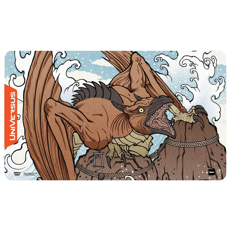 UniVersus Godzilla Challenger Series - Rodan Playmat - 24 x 14 Neoprene Mat, Tabletop Card Game Accessory, UVS Games, Officially Licensed