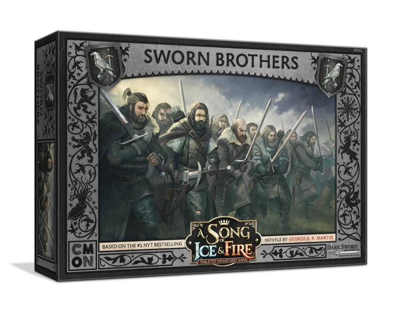 CMON A Song of Ice and Fire Tabletop Miniatures Game Sworn Brothers Unit Box - Forge a Loyal and Formidable Brotherhood! Strategy Game for Adults, Ages 14+, 2+ Players, 45-60 Minute Playtime, Made