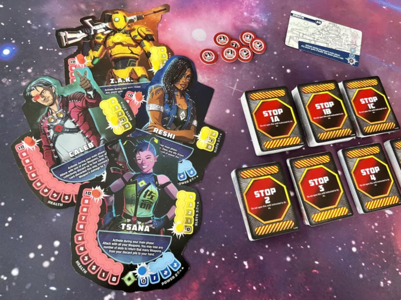 Astro Knights Eternity - Sci-Fi Cooperative Deck-Building Game by Indie Boards & Cards