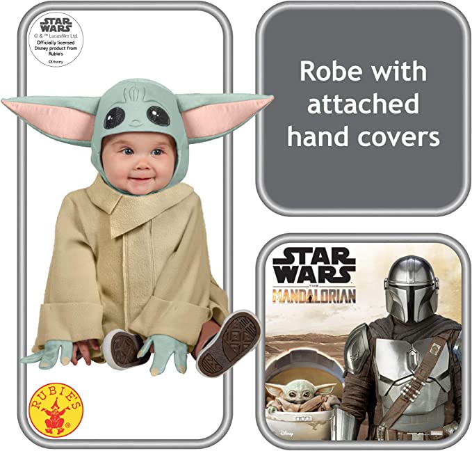 The Child Grogu Toddlers Costume Star Wars Mandalorian 2 rub-702474TODD MAD Fancy Dress