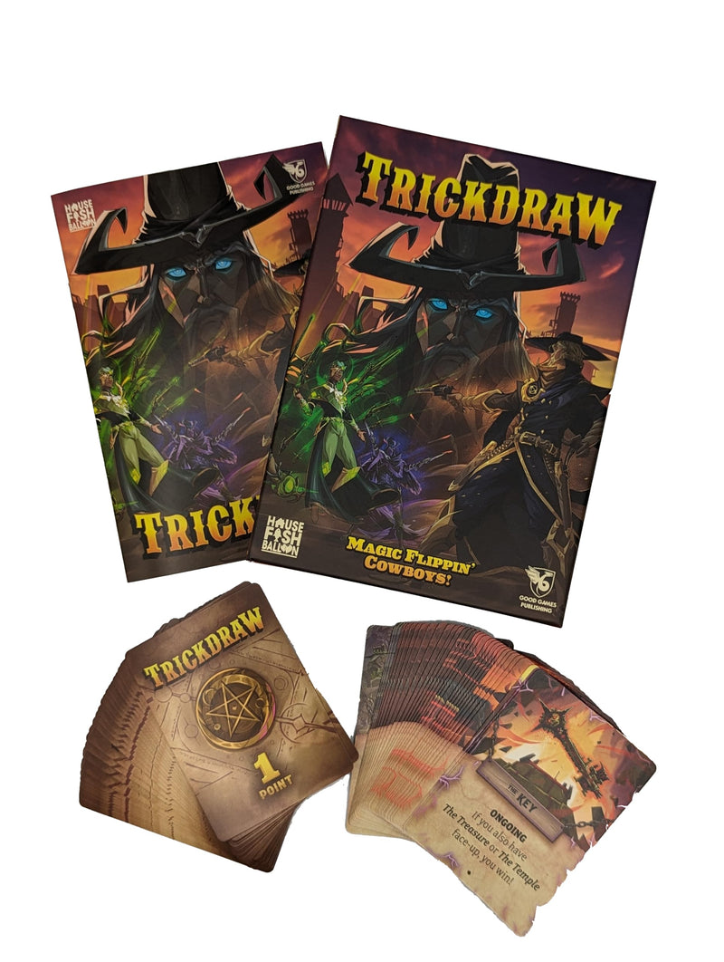 Good Games Publishing TRICKDRAW - Fast Paced Card Game, Magic Flippin&