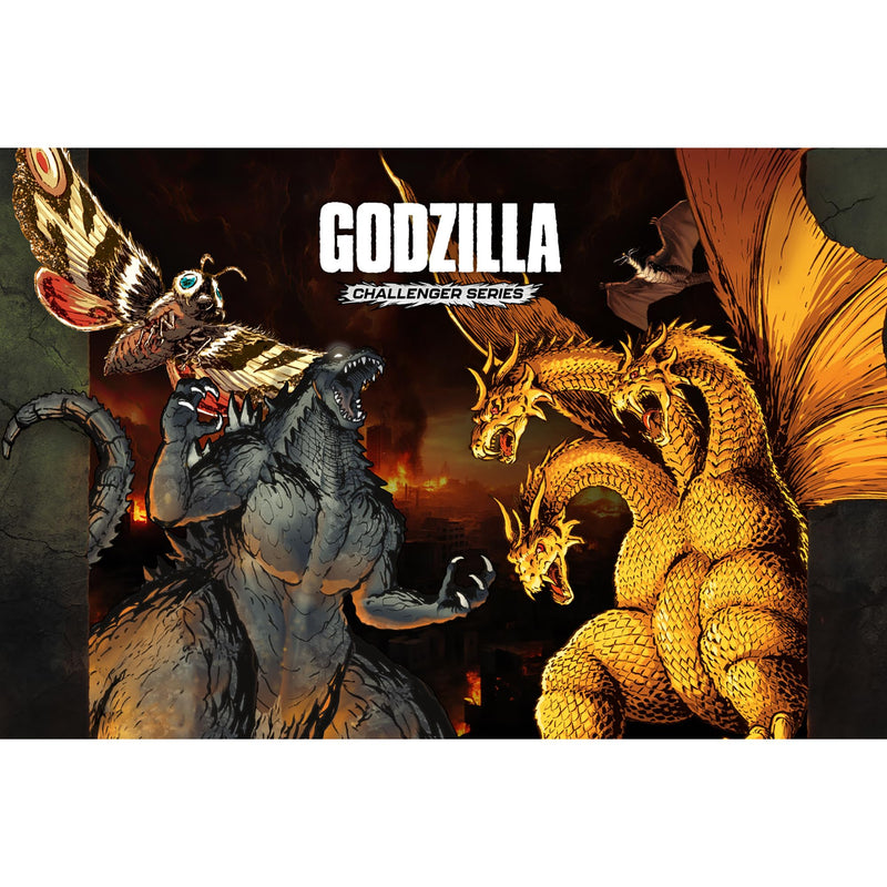 UniVersus: Godzilla Challenger Series - Godzilla Playmat - 24 x 14 Neoprene Mat, Tabletop Card Game Accessory, UVS Games, Officially Licensed