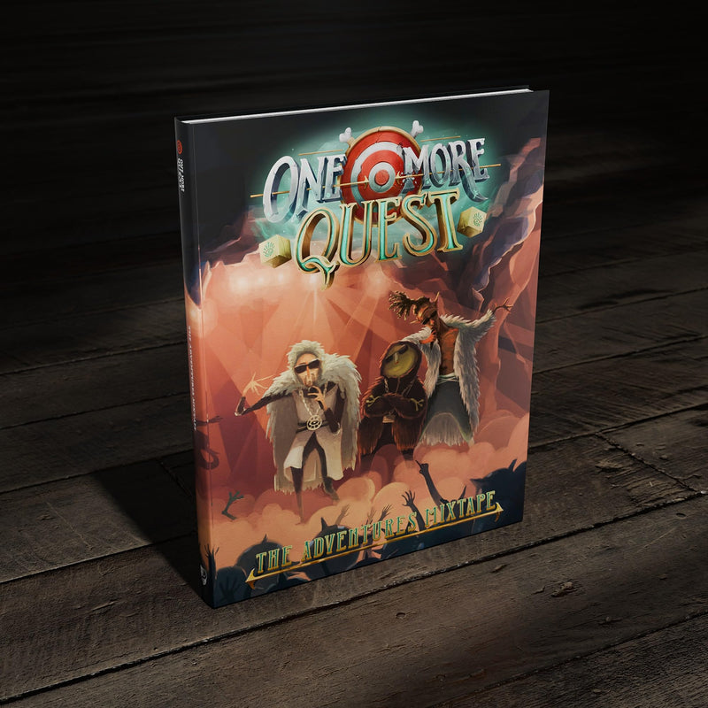 Modiphius Entertainment: One More Quest: The Adventures Mixtape - Hardcover RPG Supplement Book. Dungeon Crawling Expansion, Tabletop Role Playing