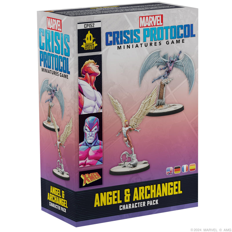 Marvel: Crisis Protocol Angel & Archangel Character Pack - X-Men Expansion Set, Tabletop Superhero Game, Ages 14+, 2 Players, 90 Min Playtime, Made by Atomic Mass Games