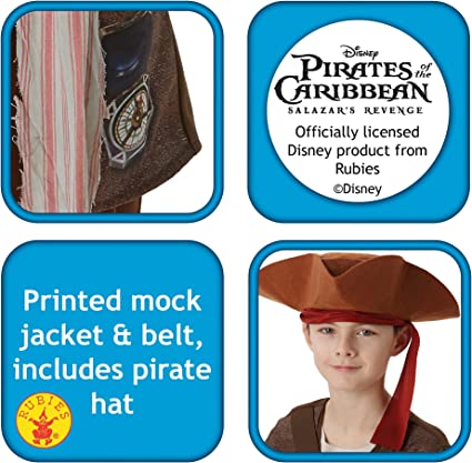 Deluxe Jack Sparrow Kids Costume