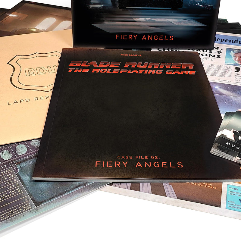 Free League Publishing Blade Runner RPG Case File 02: Fiery Angels, Roleplaying Game Boxed Set