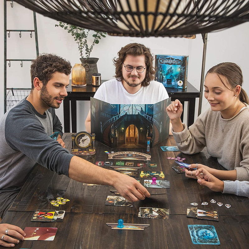 Mysterium Secrets & Lies Board Game EXPANSION - Unravel New Mysteries in the Beloved Cooperative Game! Fun Family Game for Kids & Adults, Ages 10+, 2-7 Players, 42 Minute Playtime, Made by Libellud