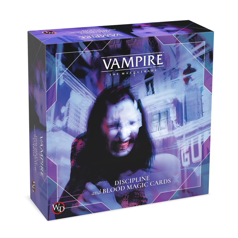 Renegade Game Studio: Vampire: The Masquerade - Discipline Deck Accessory - 5th Edition Roleplaying Game, 219 Tarot-Sized Cards, RPG, Ages 18+