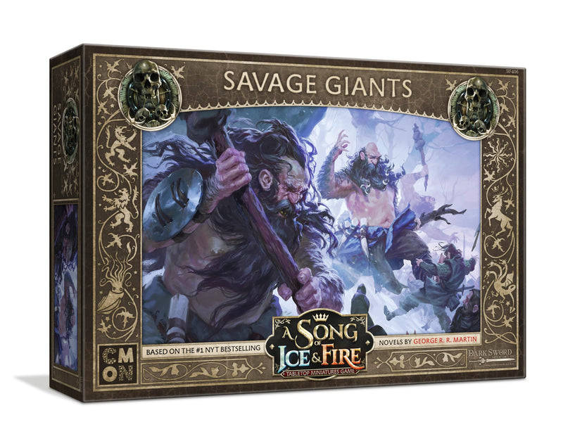 CMON A Song of Ice and Fire Tabletop Miniatures Savage Giants Unit Box - Towering Behemoths of Raw Power! Strategy Game for Adults, Ages 14+, 2+ Players, 45-60 Minute Playtime, Made by CMON