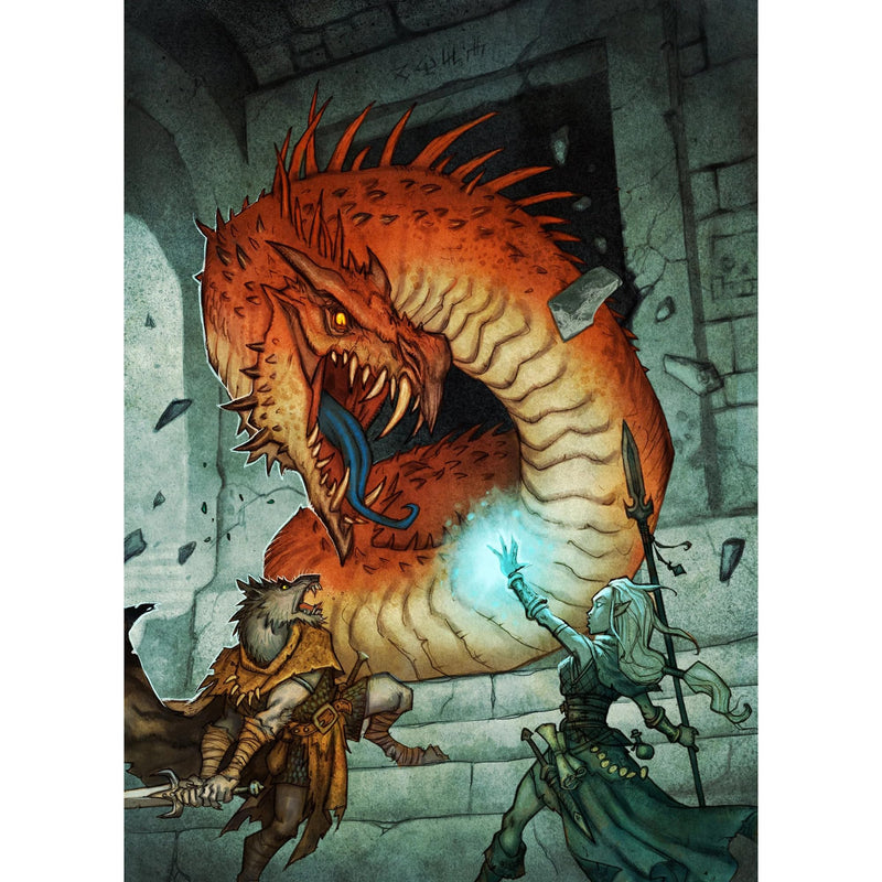 Free League Publishing Dragonbane Rulebook, D20 Roleplaying Game Hardcover RPG Book, Fantasy Adventure, Adults, Teens Ages 14+