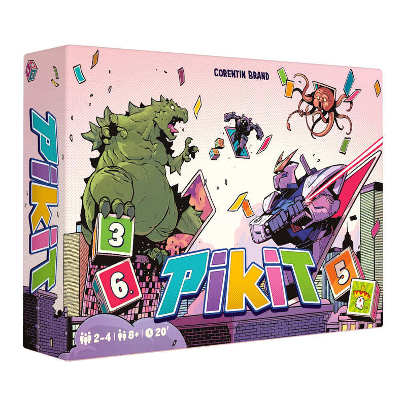 Pikit Board Game - Steal and Block Opponents in This Dice Rolling & Card Claiming Strategy Game, Fun Family Game for Kids & Adults, Ages 8+, 2-4 Players, 30 Minute Playtime, Made by Repos Production