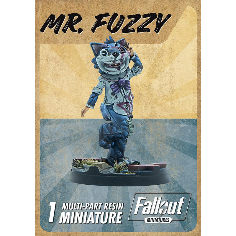 Modipihus Entertainment: Fallout: Wasteland Warfare - Mr Fuzzy Miniature - Unpainted Figure, Tabletop Game, Licensed, Wilds of Appalachia Wave