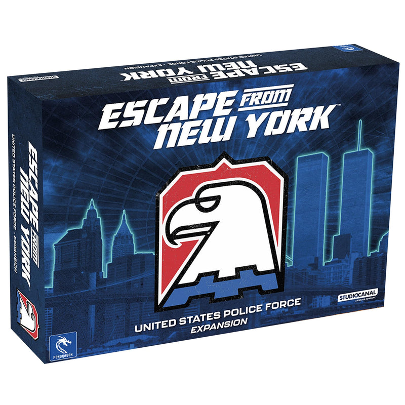 Pendragon Studios: Escape from New York: US Police Forces - Expansion - Hero Strategy Board Game Baed On The Movie, Ages 14+, 1-5 Players, 60 min