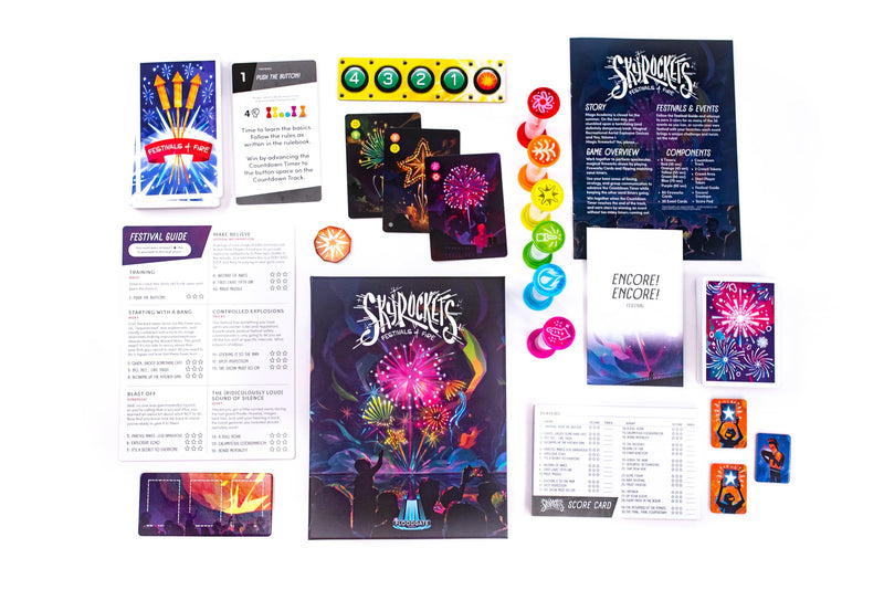 Floodgate Games Skyrockets Festivals of Fire Party Game - Card Game - English Version