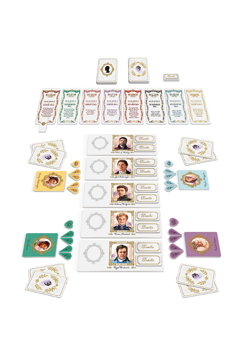 Mixlore | Bridgerton - The High Society Game | Card Game | Ages 16+ | 3-6 Players | 30 Minutes Playing Time