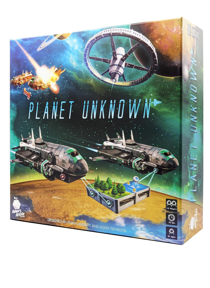 Planet Unknown, Strategy Board Game, for 1 to 6 Players and Ages 10+, Adam&