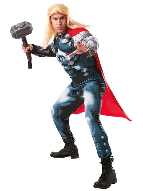 Thor Costume Avengers Marvel Adult Deluxe with Wig