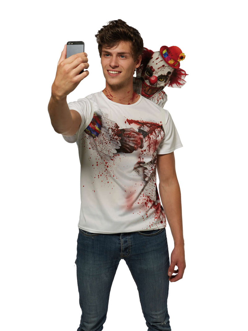 Shocker Clown Selfie T Shirt Costume