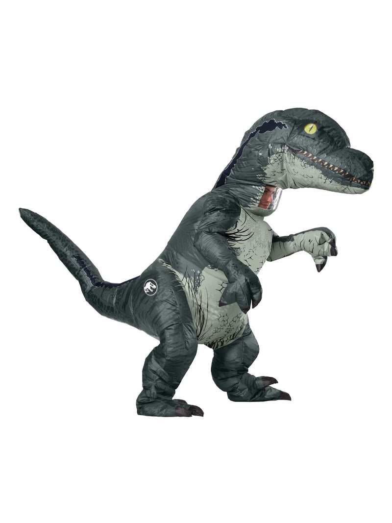 Inflatable Velociraptor Jurassic World Mens Dinosaur Costume