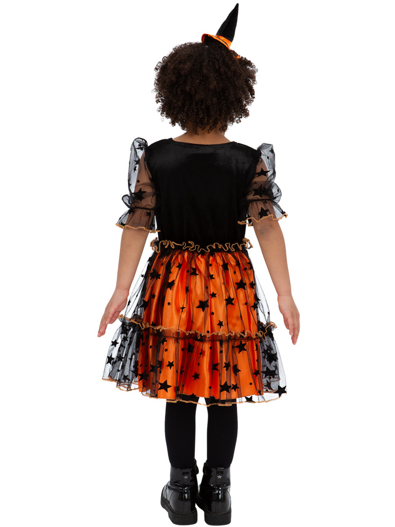 Pumpkin Dress with Headband for Kids