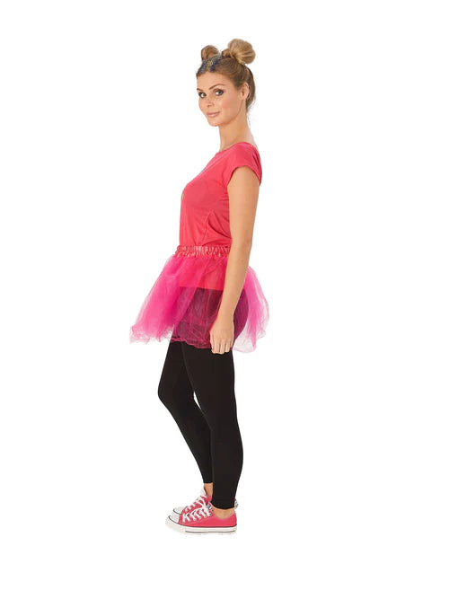 I Love The 80s Pink T Shirt Adult Costume