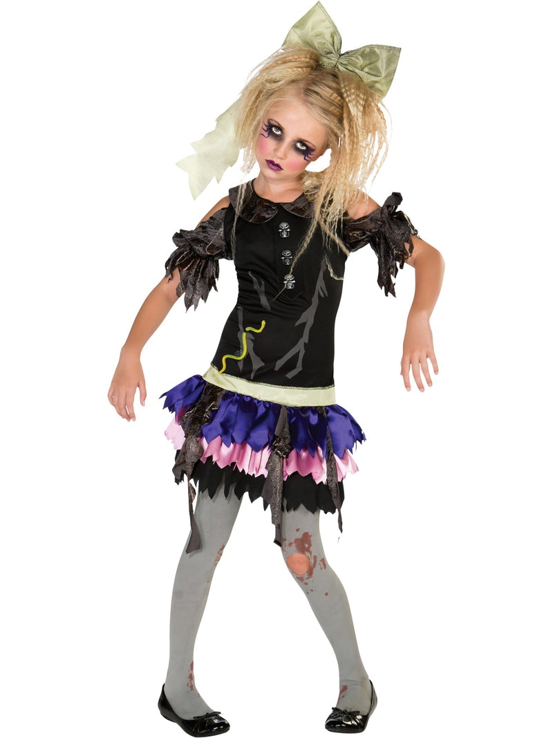 Zombie Doll Horror Kids Costume