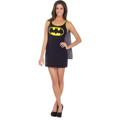 Batgirl Womens Superhero Dress with Cape DC Comics Justice League Costume_1 rub-887488S