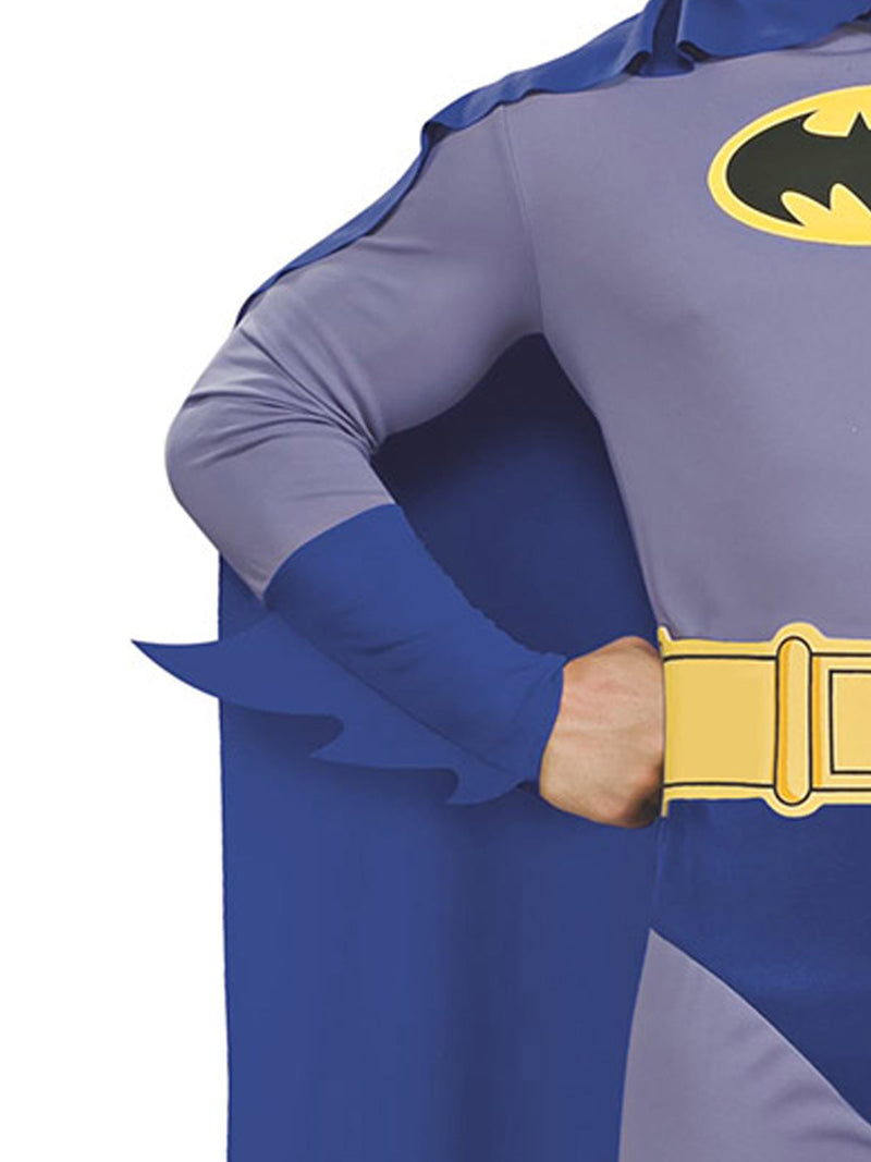 Batman Costume Brave and the Bold Adult Grey Blue Suit