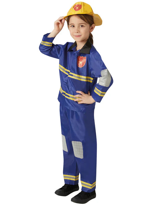 Fireman Childs Costume Fancy Dress