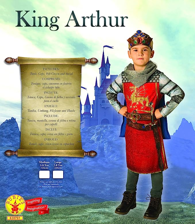 King Arthur Costume Boys