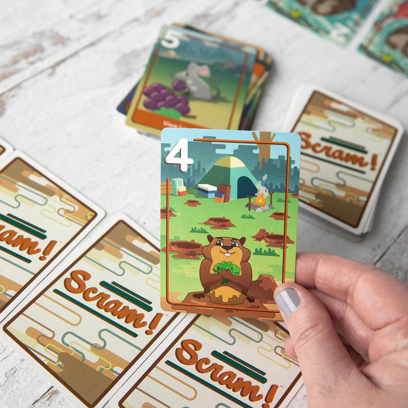 Scram! - A Terrific Card Game for Fast-Paced Fun! Great Card Game for Kids and The Whole Family