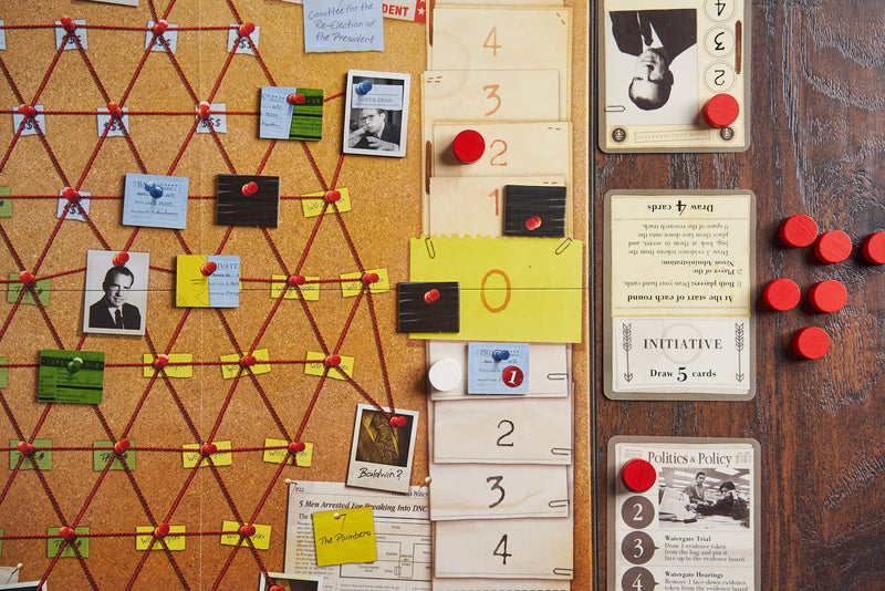 Capstone Games: Watergate, Strategy Board Game, History of Watergate Included, 2-Player Game of The Year 2019, Ages 12 and Up, 30-60 Minute Playtime, Cover Color May Vary