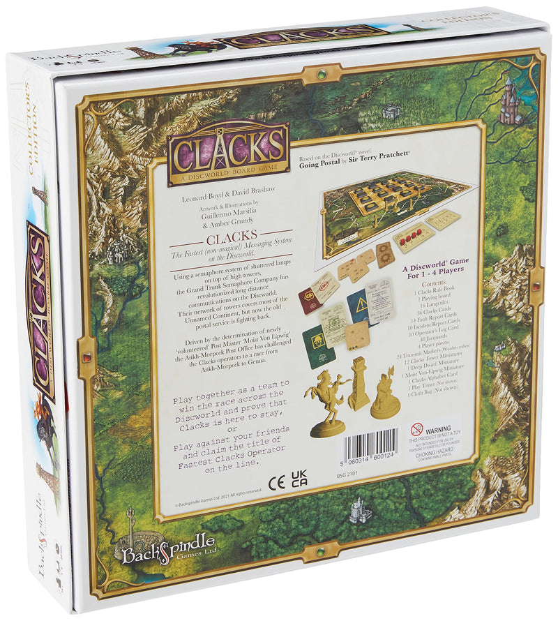 Backspindle Games Clacks: A Discworld Board Game Collectors Edition