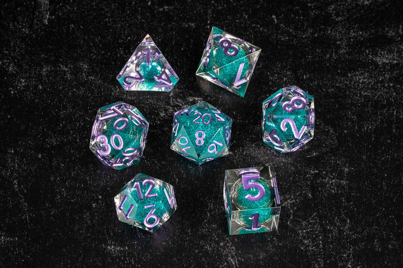 FanRoll by Metallic Dice Games Elixir Liquid Core Dice Set