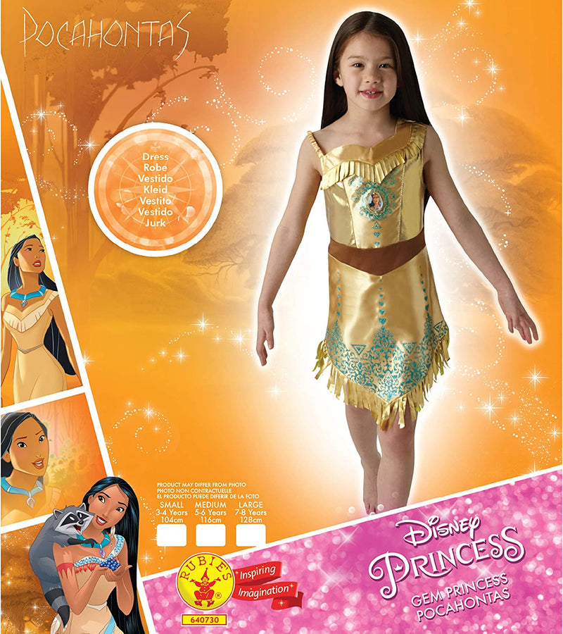 Pocahontas Costume Girls Gem Princess