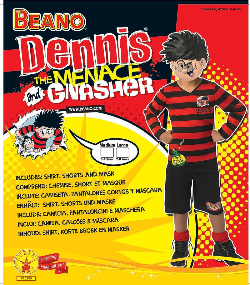 Dennis The Menace Kids Costume and Mask