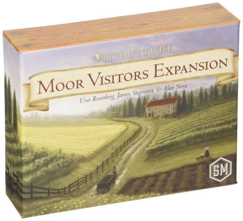 Stonemaier Games: Viticulture: Moor Visitors Expansion | Add to Viticulture (Base Game) | Adds 40 New Visitor Cards | 1-6 Players, 90 Mins, Ages 14+