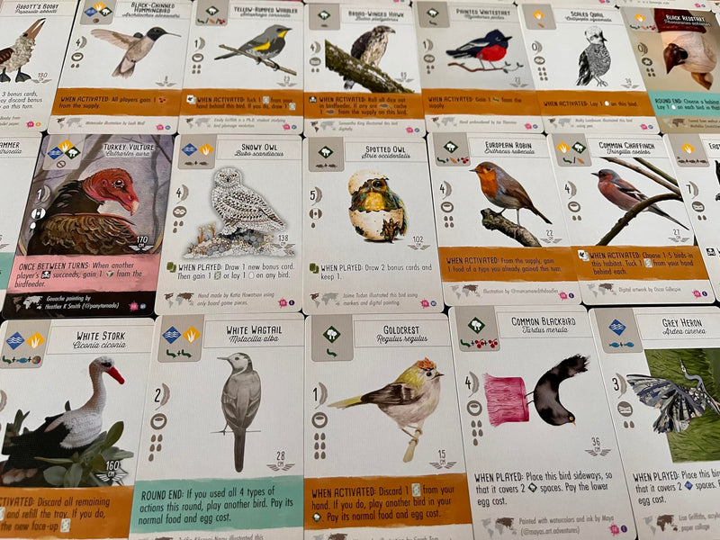 Stonemaier Games: Wingspan Fan Art Pack | Submitted Illustrations of Fan Favorite Birds in Wingspan | Needs Wingspan Base Game to Play