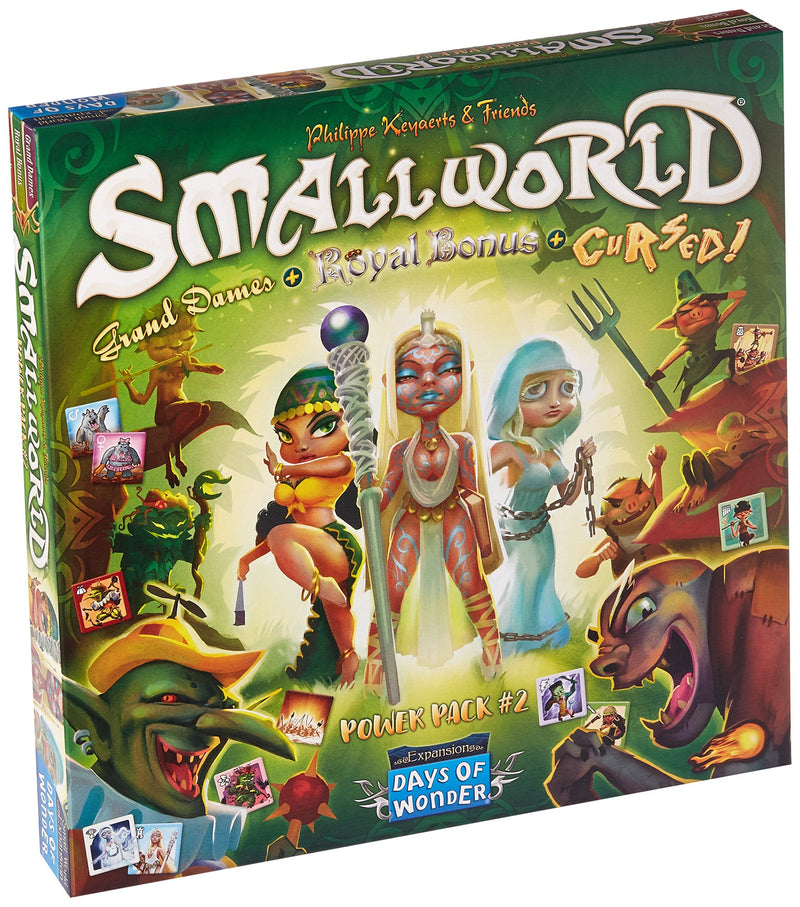 Small World Board Game Cursed! + Royal Bonus + Grand Dames of Small World POWER PACK 