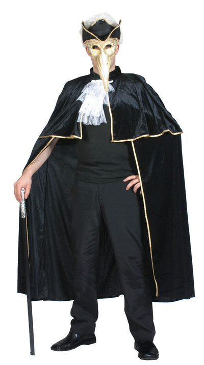 Mens Venetian Cape Adult Costume Male Halloween_1 AC074