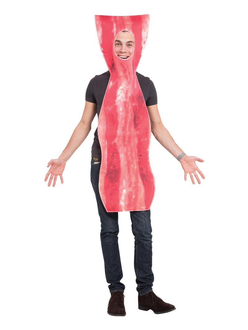 Mens Bacon Adult Costume Male Halloween