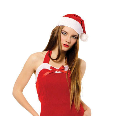 Womens Christmas Sweetie Dress + Hat Adult Costumes Female_1 AC421