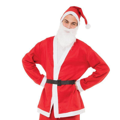 Mens Santa Suit Budget 5 Piece Adult Costumes Male_1 AC463