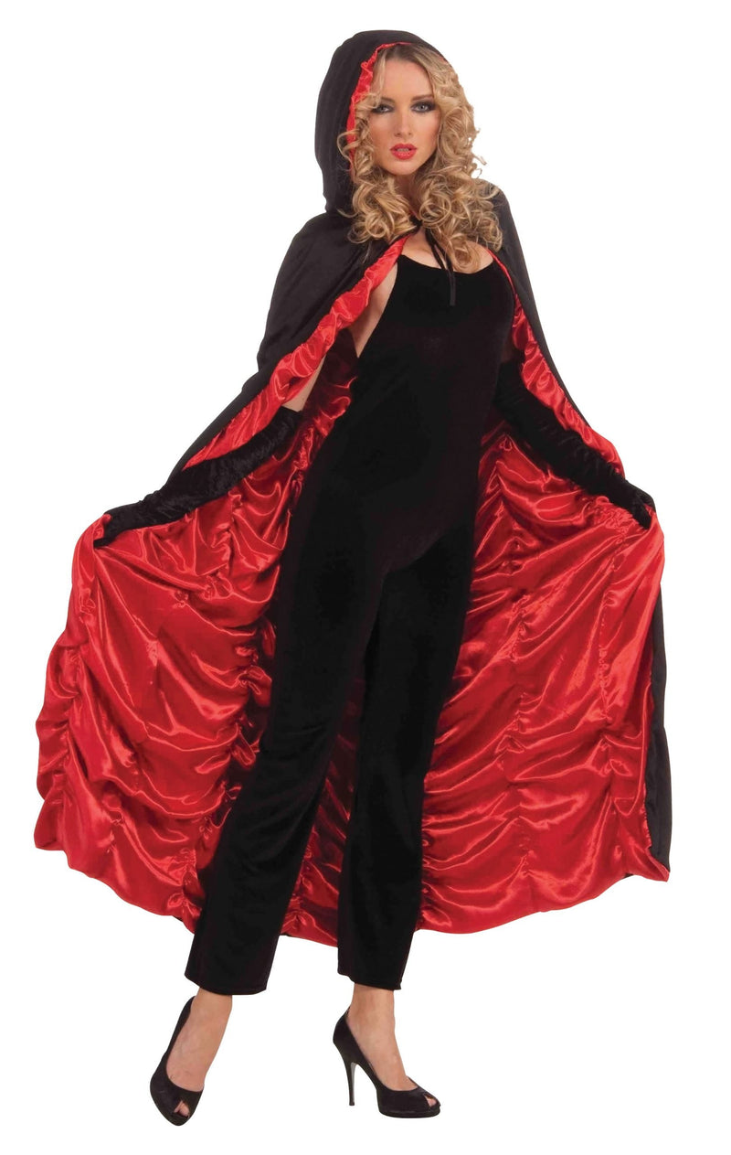 Womens Coffin Cape Adult Costume Female Halloween_1 AC528