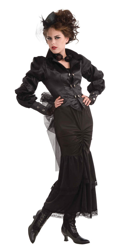 Womens Steampunk Victorian Lady Adult Costume Female Halloween_1 AC541